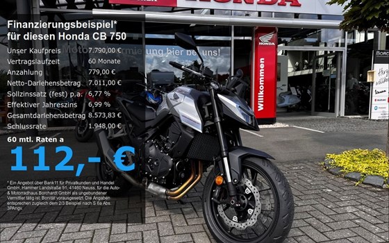 Neufahrzeug Honda CB750 Hornet - Bild 1
