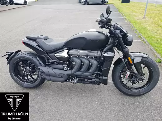 Triumph Rocket 3 Storm R<br />mit komplett schwarzem Tank