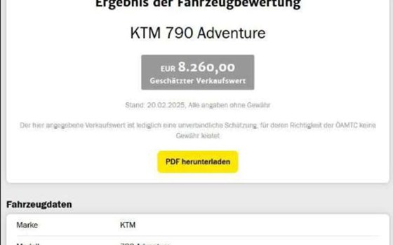 Gebrauchtmotorrad KTM 790 Adventure - Bild 6 Gebrauchtmotorrad KTM 790 Adventure - Bild 6