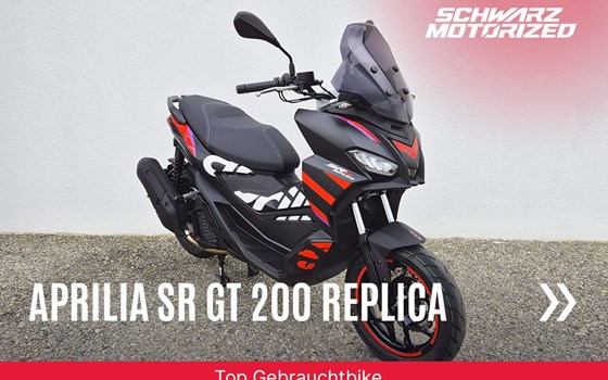 Gebrauchtmotorrad Aprilia SR GT Replica 200 - Bild 1 Gebrauchtmotorrad Aprilia SR GT Replica 200 - Bild 1