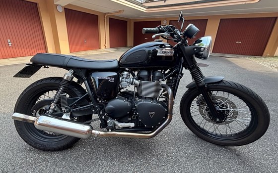 Motorrad Occasion Triumph Bonneville T100 Black - Bild 3