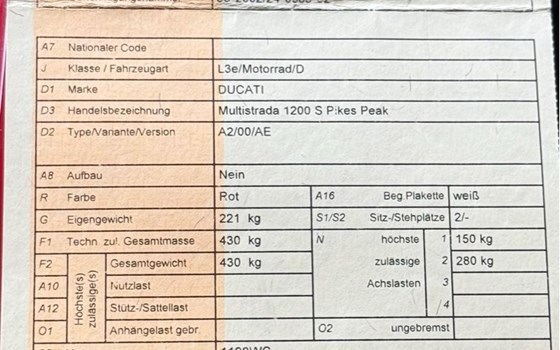 Gebrauchtmotorrad Ducati Multistrada 1200 Pikes Peak - Bild 6 Gebrauchtmotorrad Ducati Multistrada 1200 Pikes Peak - Bild 6