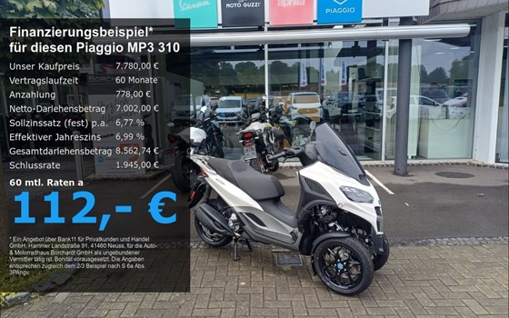 Neufahrzeug Piaggio MP3 310 - Bild 1