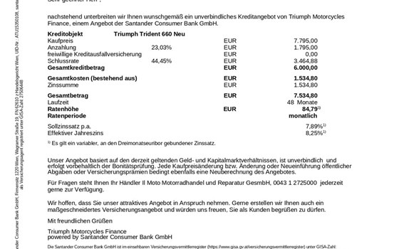 Gebrauchtmotorrad Triumph Trident 660 - Bild 7