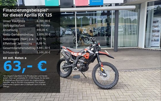 Neufahrzeug Aprilia RX 125 - Bild 1