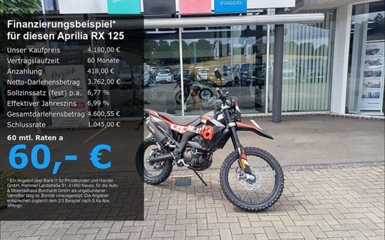 Neufahrzeug Aprilia RX 125 - Bild 1
