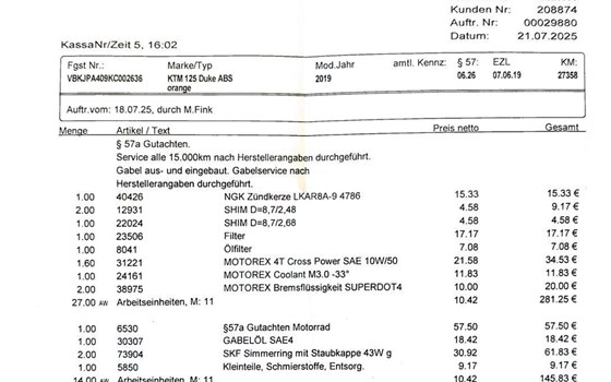 Gebrauchtmotorrad KTM 125 Duke - Bild 6