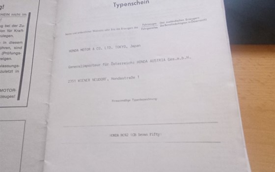 Gebrauchtmotorrad Honda CB 750 Sevenfifty - Bild 1