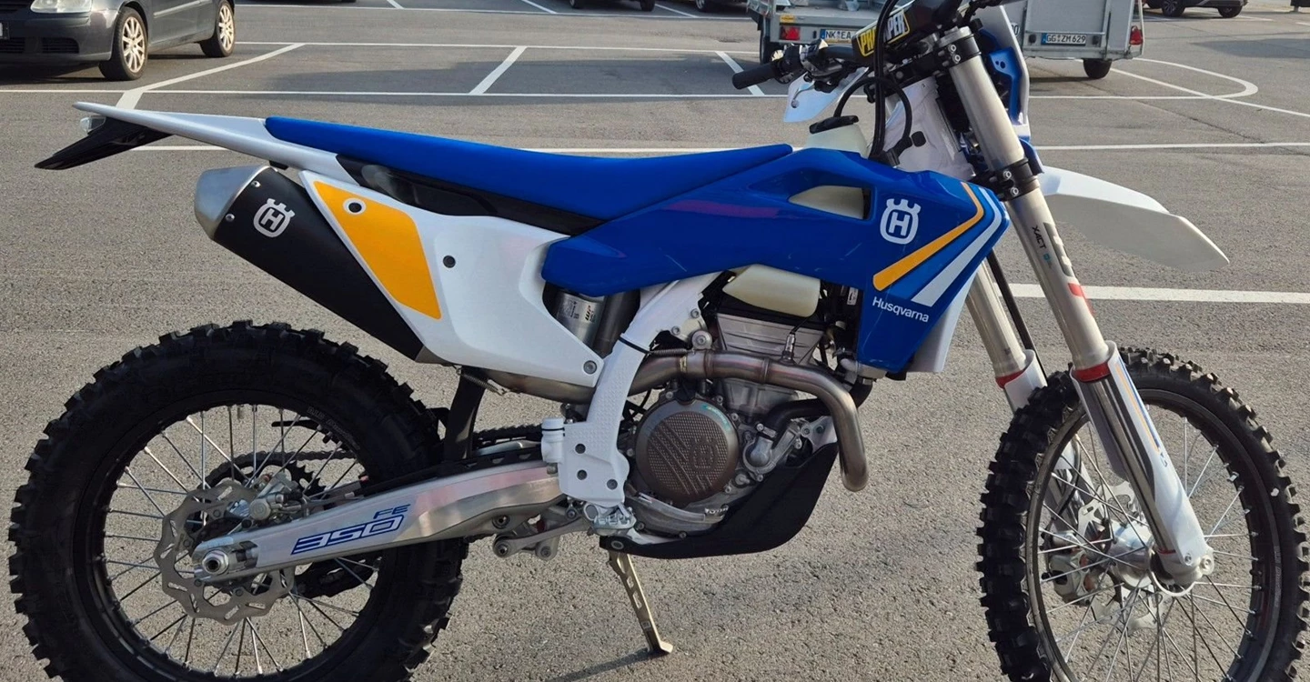 Zum Vergrößern bitte anklicken! Angebot Husqvarna FE 350 Heritage