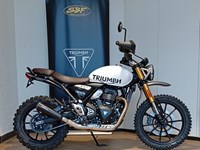 Neumotorrad Triumph Scrambler 400 X Sondermodell: Polar Spirit by SBF