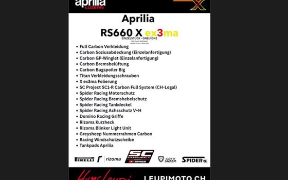 Motorrad Occasion Aprilia RS 660 Extrema - Bild 16