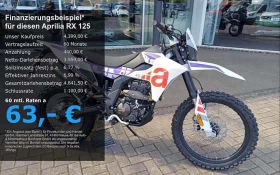 Neufahrzeug Aprilia RX 125 - Bild 1