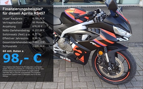 Neufahrzeug Aprilia RS 457 - Bild 1