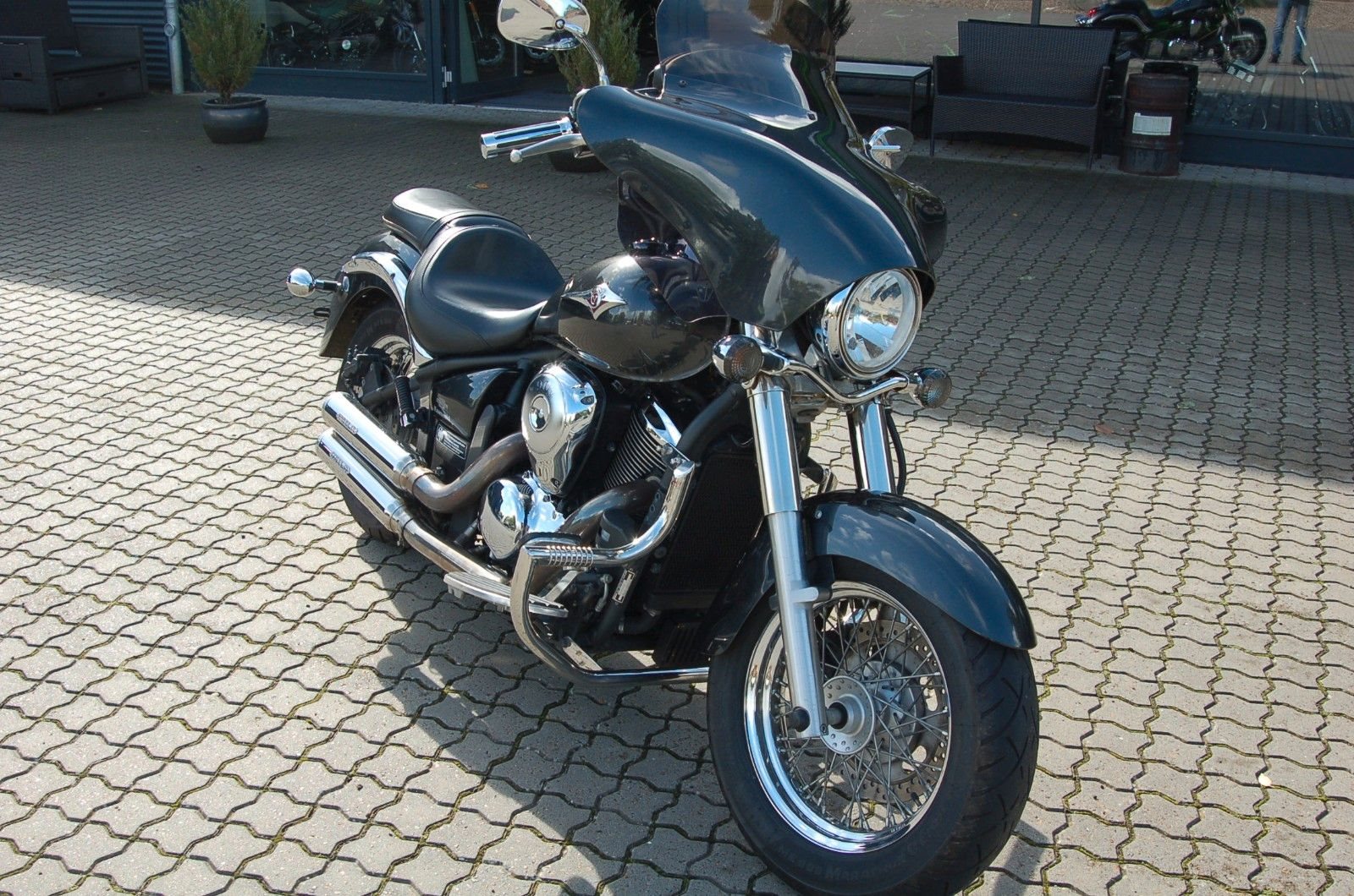 Carénage Batwing Style Chopper Pour Kawasaki VN 900 Classic / Custom - Marque Craftride - Neuf En Carton