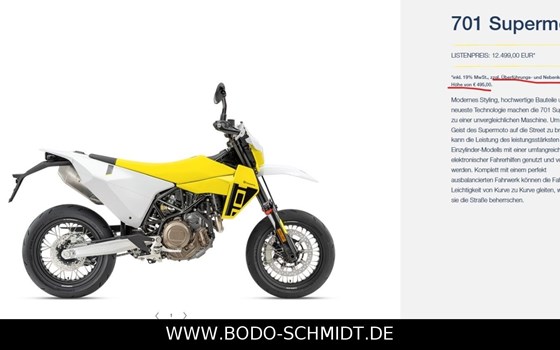 Neufahrzeug Husqvarna 701 Supermoto - Bild 6