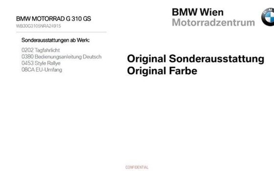 Gebrauchtmotorrad BMW G 310 GS - Bild 11 Gebrauchtmotorrad BMW G 310 GS - Bild 11