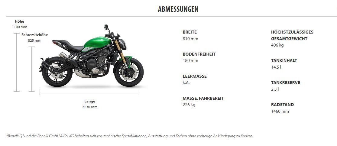Angebot Benelli 752 S
