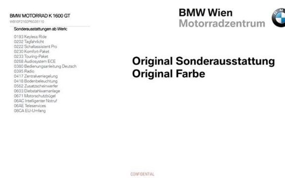 Gebrauchtmotorrad BMW K 1600 GT - Bild 13 Gebrauchtmotorrad BMW K 1600 GT - Bild 13