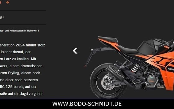 Neufahrzeug KTM RC 125 - Bild 6