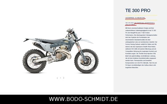 Neufahrzeug Husqvarna TE 300 PRO - Bild 8