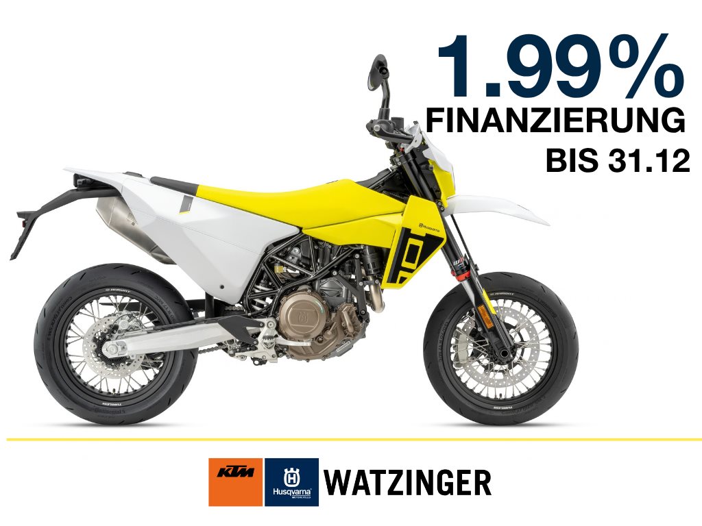 Husqvarna 701 Supermoto LAGERND!!! inkl. Insta360 X4 Air