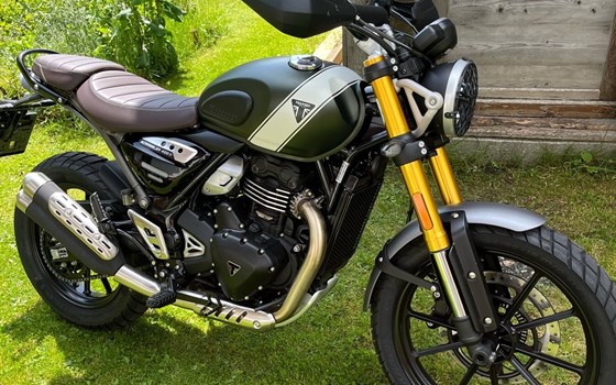 Gebrauchtmotorrad Triumph Scrambler 400 X - Bild 1 Gebrauchtmotorrad Triumph Scrambler 400 X - Bild 1