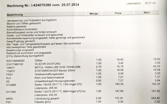 Gebrauchtmotorrad Yamaha MT-07 - Bild 15 Gebrauchtmotorrad Yamaha MT-07 - Bild 15