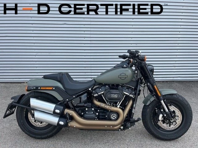 Harley-Davidson Softail Fat Bob 114 FXFBS (Deadwood Green Denim) - Bild 1