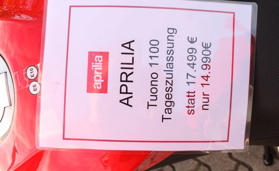 Angebot Aprilia Tuono V4 1100 Bild 5: Angebot Aprilia Tuono V4 1100