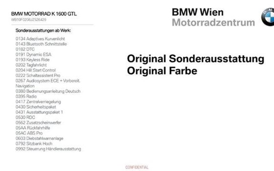 Gebrauchtmotorrad BMW K 1600 GTL - Bild 14 Gebrauchtmotorrad BMW K 1600 GTL - Bild 14