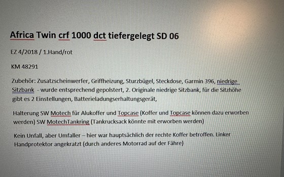 Gebrauchtmotorrad Honda CRF1000L Africa Twin DCT - Bild 9
