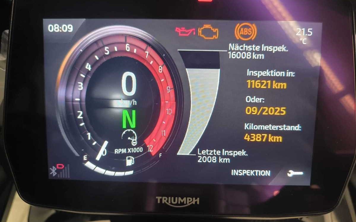 Zum Vergrößern bitte anklicken! Angebot Triumph Tiger 1200 GT