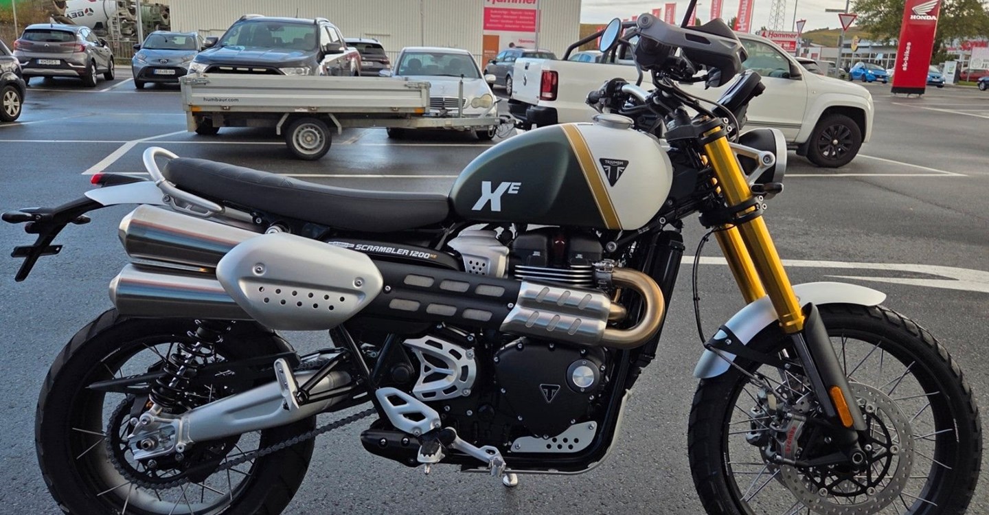 Zum Vergrößern bitte anklicken! Angebot Triumph Scrambler 1200 XE