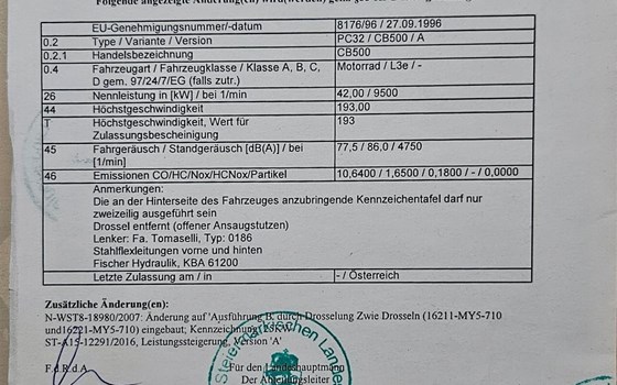 Gebrauchtmotorrad Honda CB 500 - Bild 17