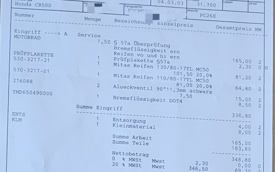 Gebrauchtmotorrad Honda CB 500 - Bild 20