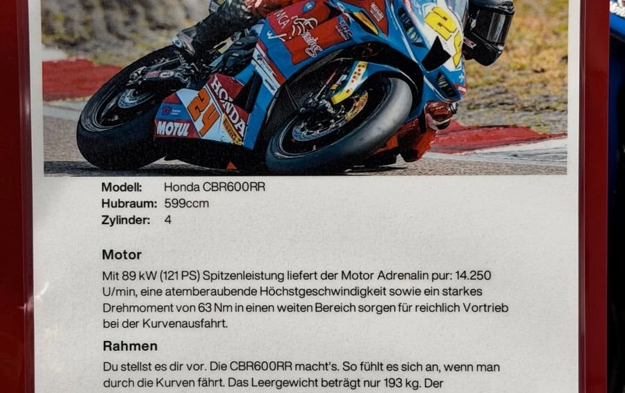 Angebot Honda CBR600RR Bild 13: Angebot Honda CBR600RR