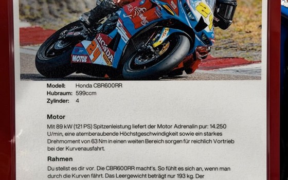 Neufahrzeug Honda CBR600RR - Bild 13