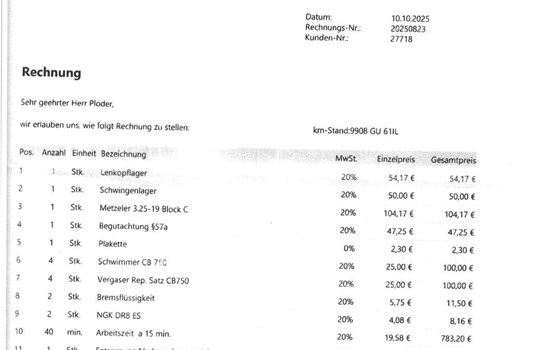 Gebrauchtmotorrad Honda CB 750 Four - Bild 8 Gebrauchtmotorrad Honda CB 750 Four - Bild 8