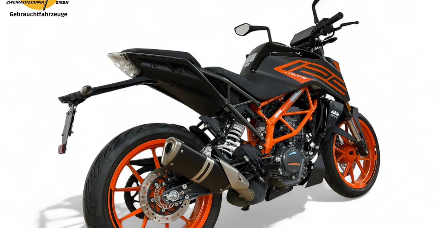 Zum Vergrößern bitte anklicken! Angebot KTM 125 Duke