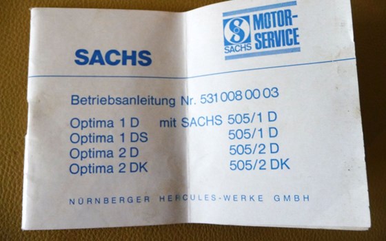 Gebrauchtmotorrad Sachs Optima - Bild 7 Gebrauchtmotorrad Sachs Optima - Bild 7