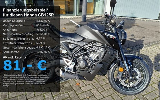 Neufahrzeug Honda CB125R - Bild 1