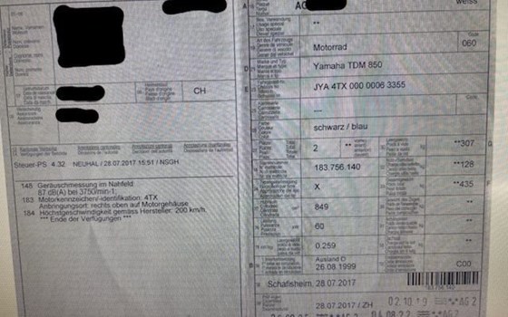 Motorrad Occasion Yamaha TDM 850 - Bild 2