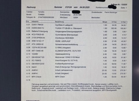 Motorrad Occasion Yamaha TDM 850 - Bild 5