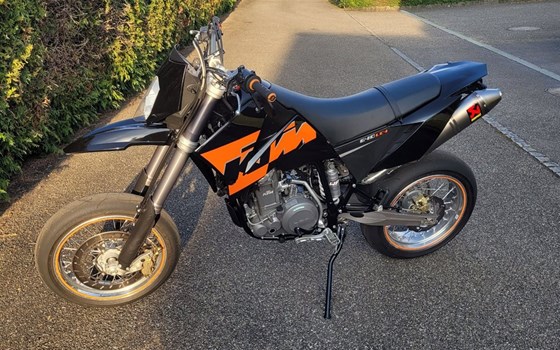 Motorrad Occasion KTM 640 LC4 Supermoto - Bild 5