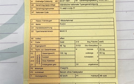 Gebrauchtmotorrad Puch Maxi - Bild 9