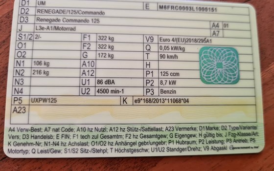 Gebrauchtmotorrad United Motors UM Renegade Commando 125 - Bild 7