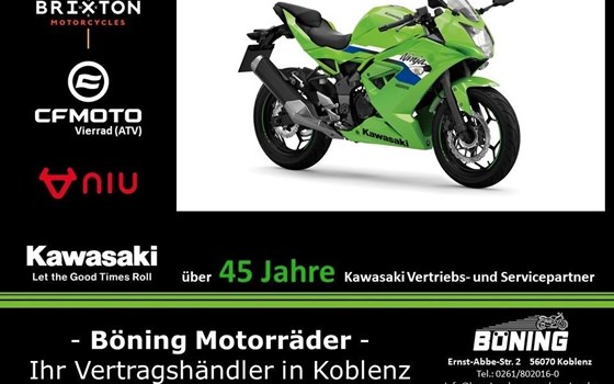 Neufahrzeug Kawasaki Ninja 125 - Bild 1