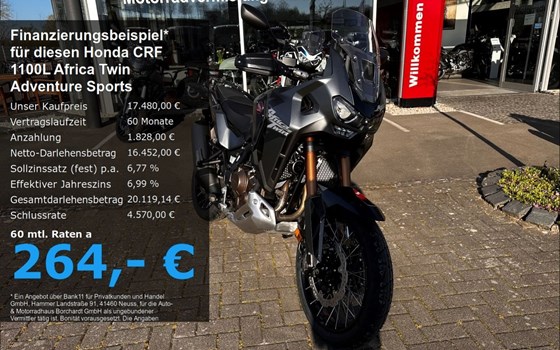Neufahrzeug Honda CRF1100L Africa Twin Adventure Sports - Bild 1