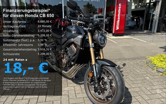 Neufahrzeug Honda CB650R E-Clutch - Bild 1