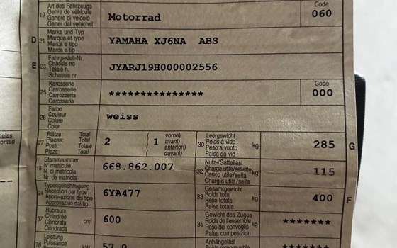 Offerta Yamaha XJ6 - Immagine 5